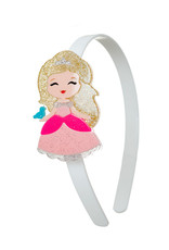 Lilies & Roses LR Headband Cute Doll Light Pink Dress H078-3