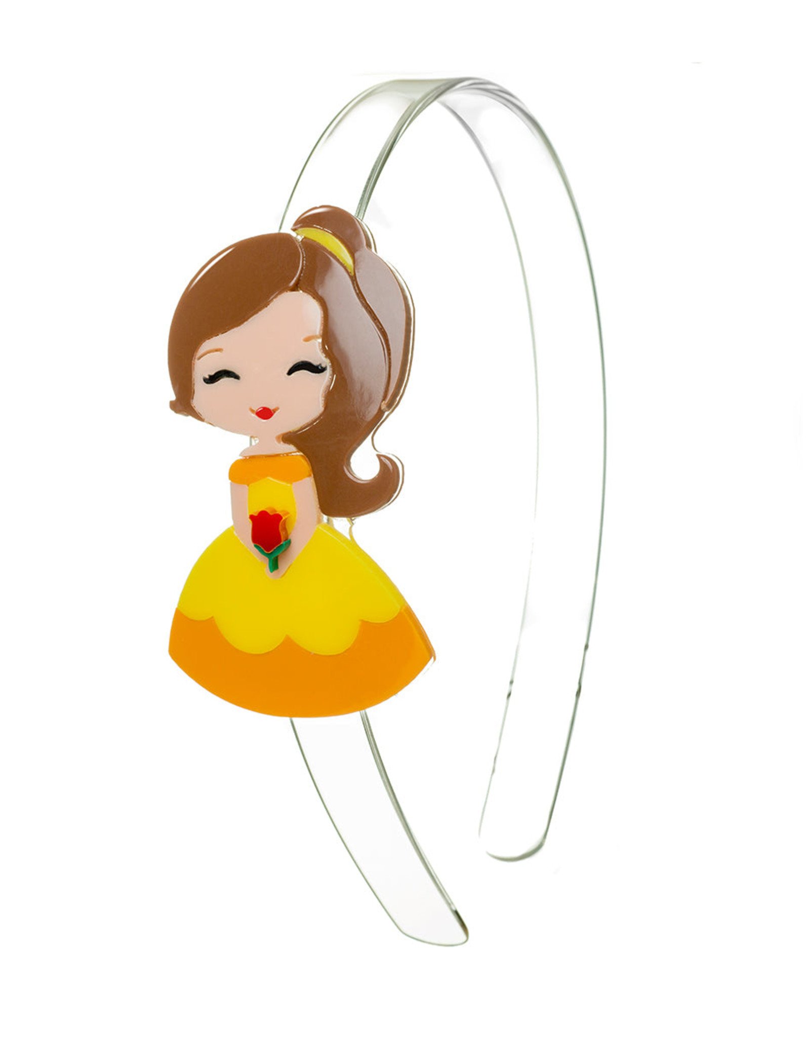Lilies & Roses LR Headband Cute Doll Yellow Dress H078-4