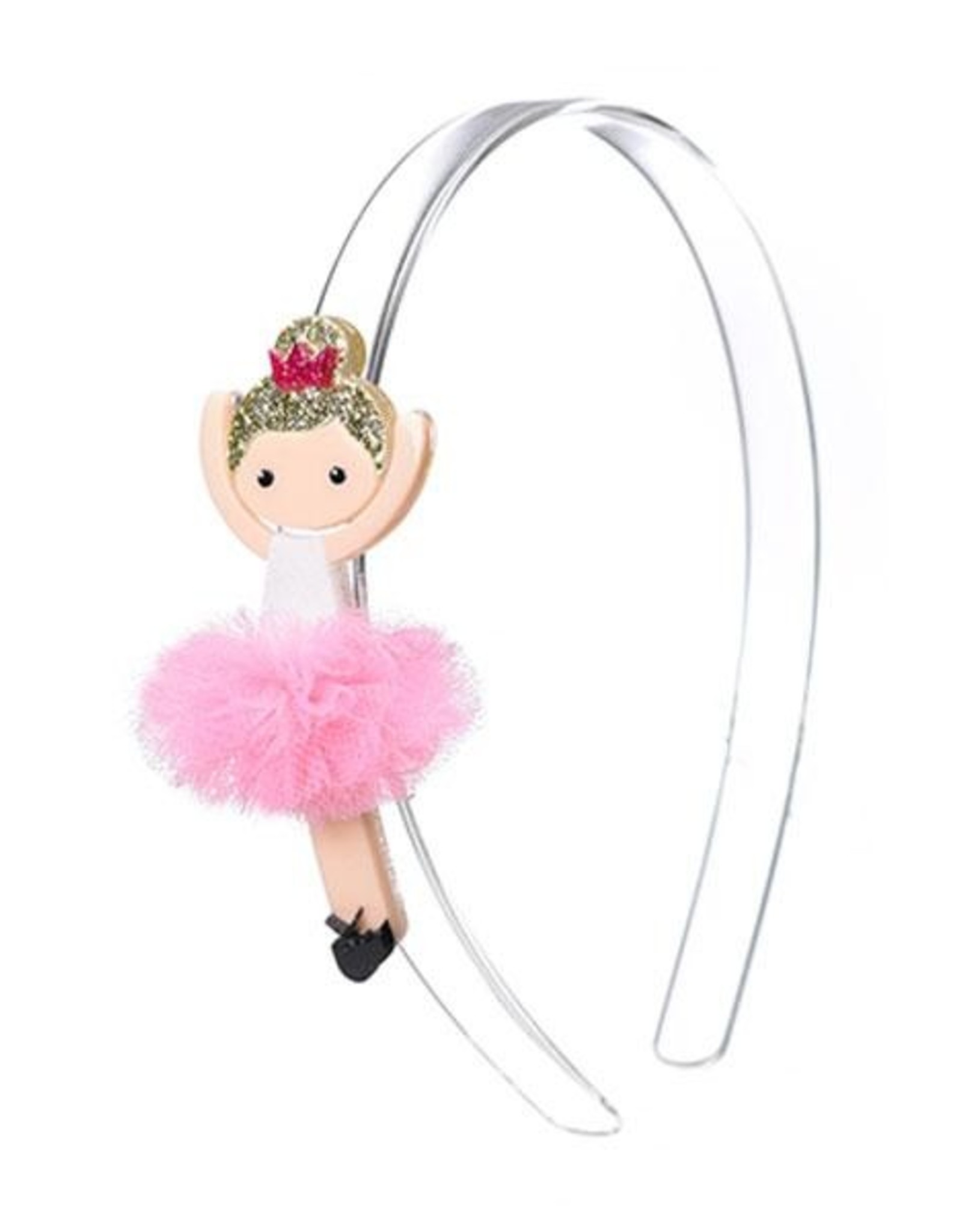 Lilies & Roses LR Headband Ballerina Pink Tutu H102-3