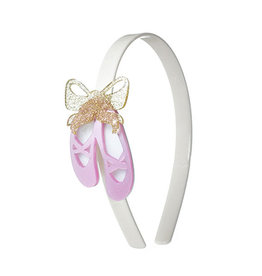 Lilies & Roses Headband Ballet Slippers