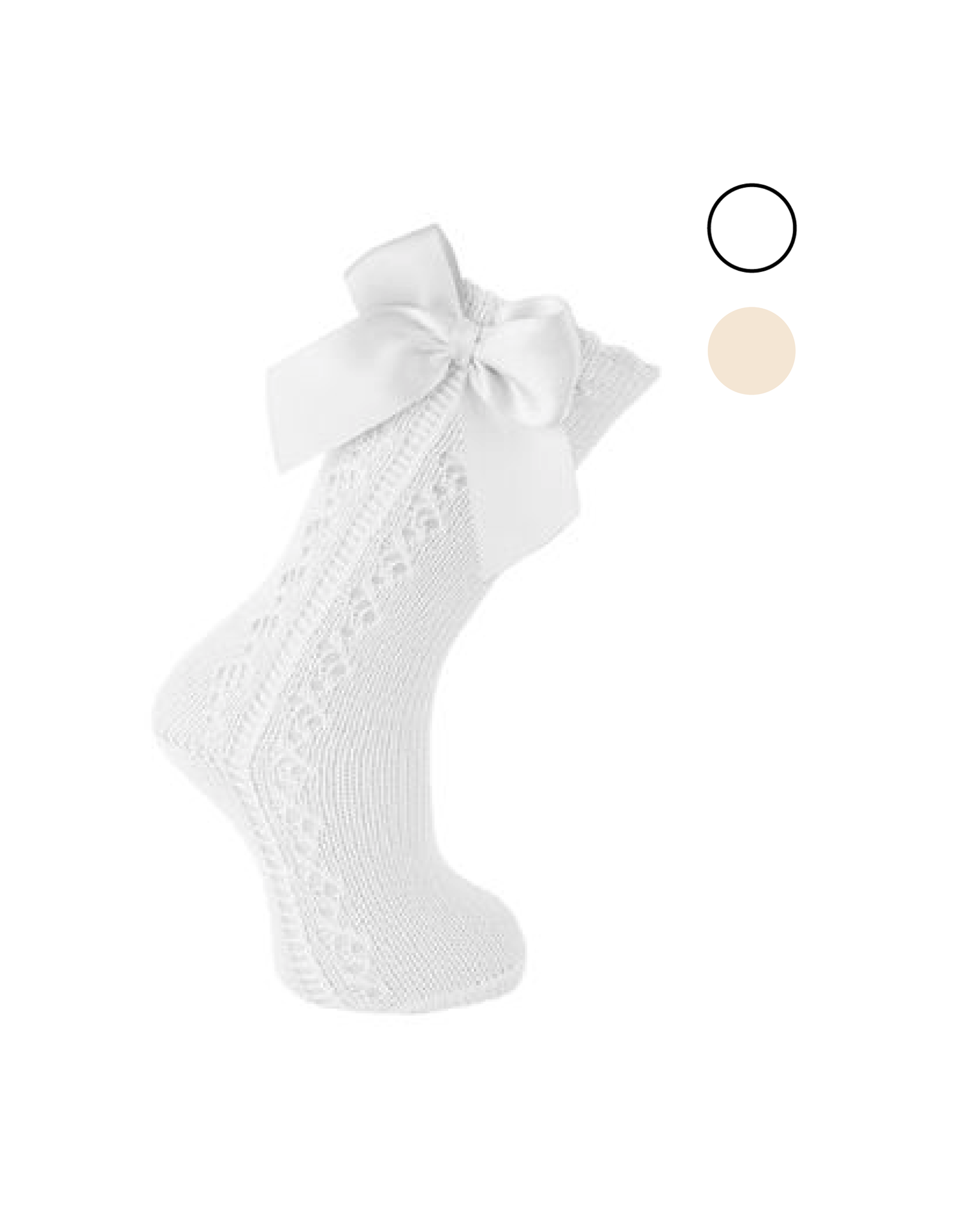 Carlomagno Socks 2141 Openwork Knee Sock B