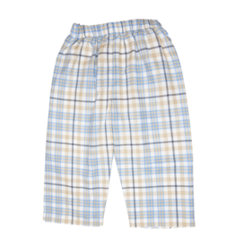 Three Sisters Blue/Tan Plaid Pant