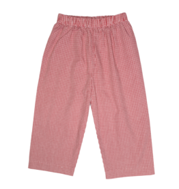 Three Sisters Red Gingham Pant