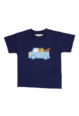 Luigi F22 Boy Shirt Navy Pumpkin Truck/Dog
