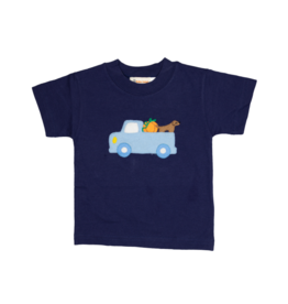 Luigi Boy Shirt Navy Pumpkin Truck/Dog