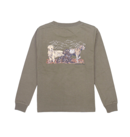Properly Tied Long Sleeve Tee Hunting Dogs