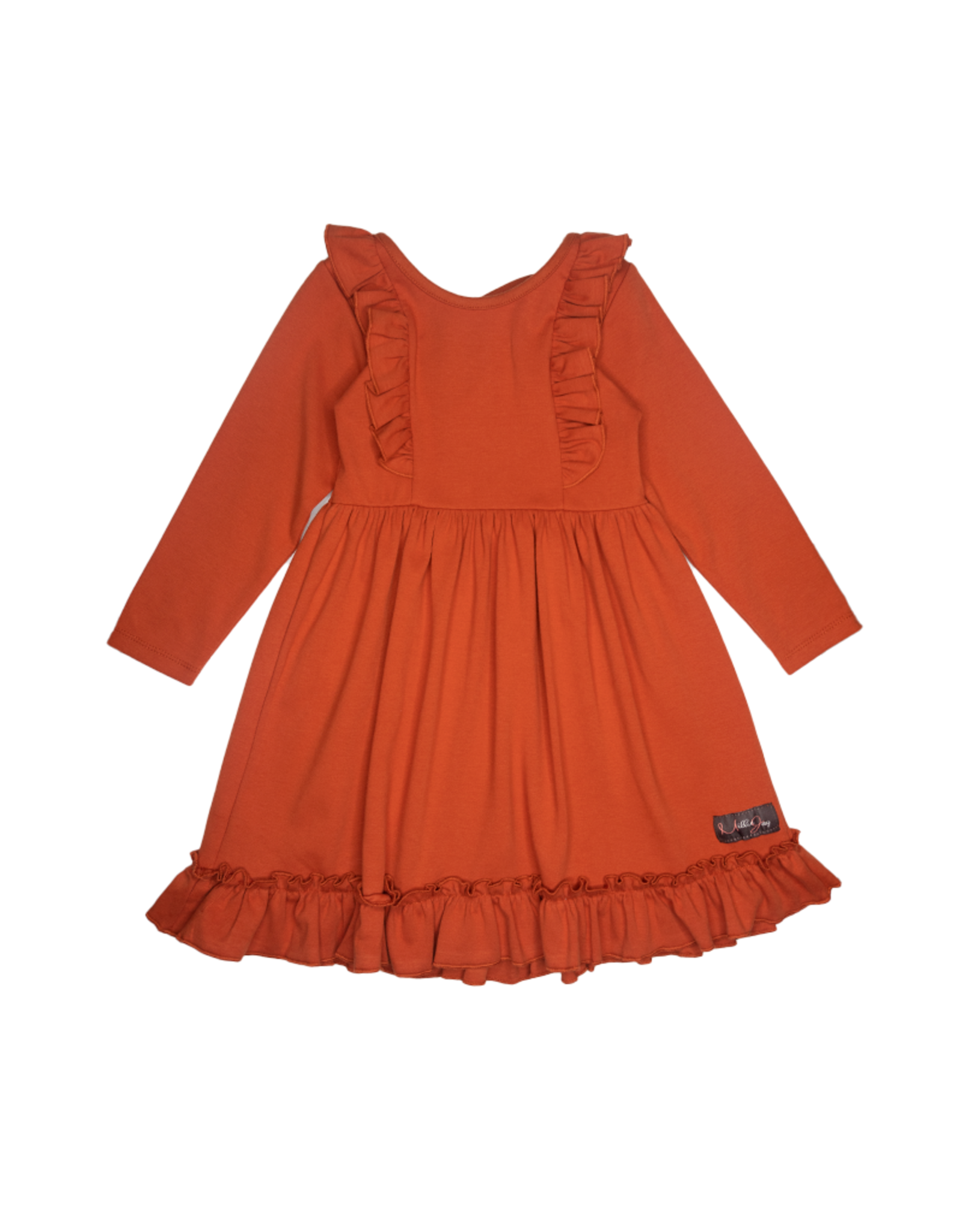 Millie Jay 639 Claire Crossback Rust Dress