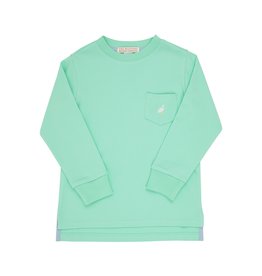 TBBC Long Sleeve Carter Crewneck w/pocket Grace Bay Green TBBC Long Sleeve Carter Crewneck w/pocket Grace Bay Green