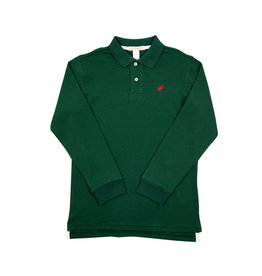 TBBC Long Sleeve Prim Proper Polo Grier Green/Richmond Red TBBC Long Sleeve Prim Proper Polo Grier Green/Richmond Red