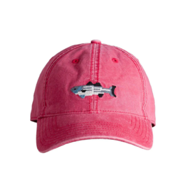 Harding Lane Embroidered Hat Weathered Red Bass