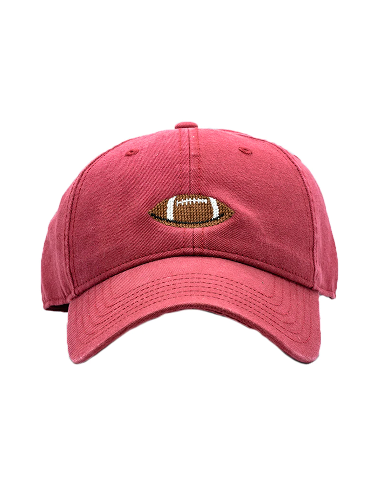 Harding Lane HL Embroidered Hat Football Weathered Red