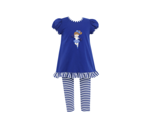 Claire & Charlie Buffalo Cheerleader Dress and Panties for The Fan Size 6-12m New, Women's