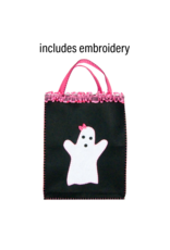 Groovy Holidays XL-Pearl Ghost Bag w/embroidery