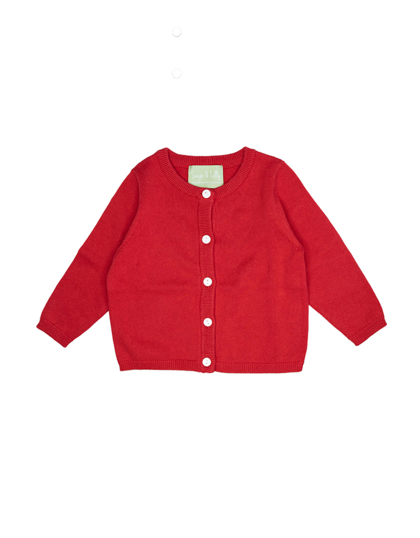 Sage & Lilly 7607 Red Cardigan Sweater