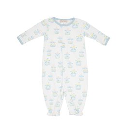 TBBC (0/3m)Twinkle 2 in 1 Gown Candy Stripe Carousel Blue