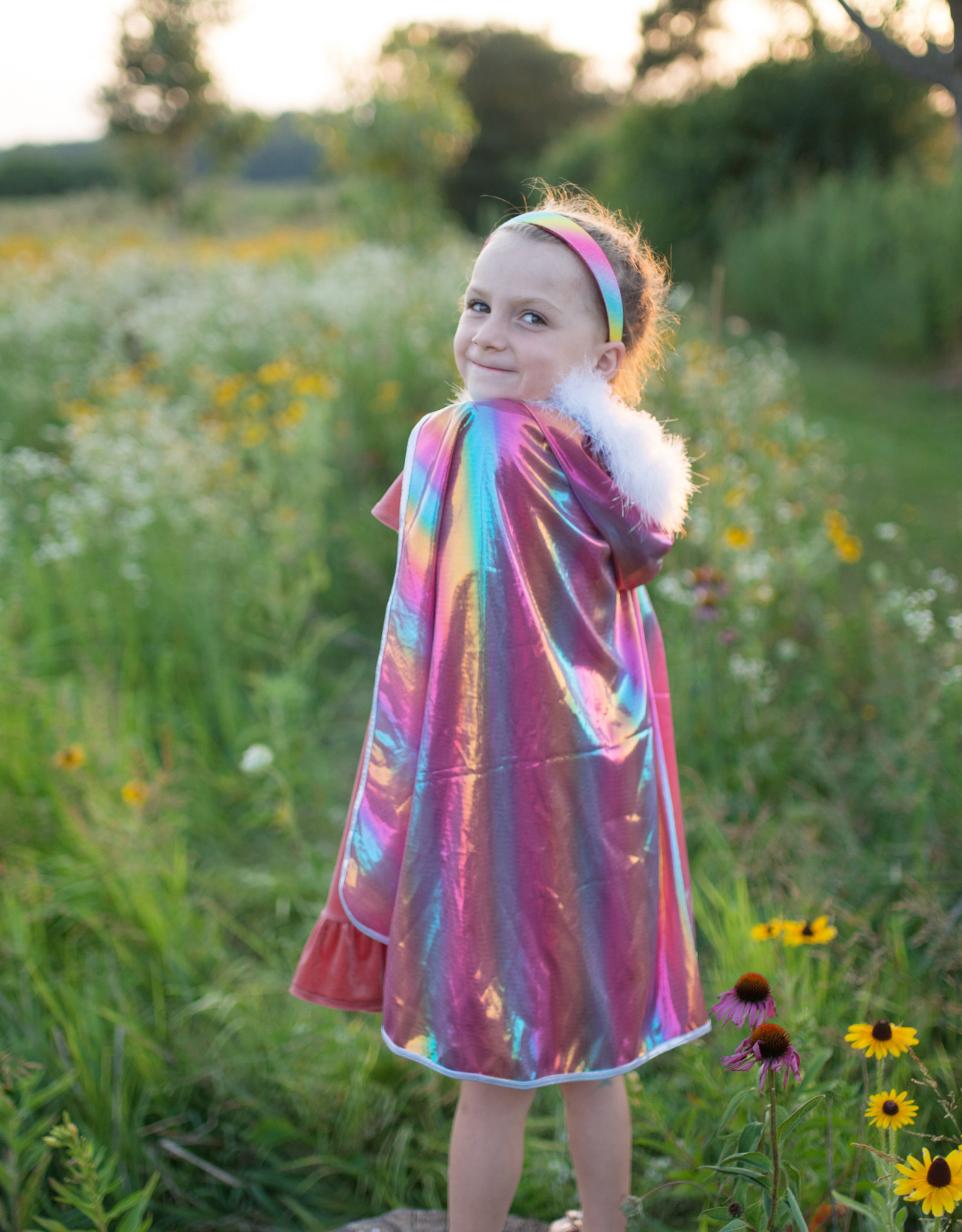 GreatPretenders 5040 Rainbow Princess Cape