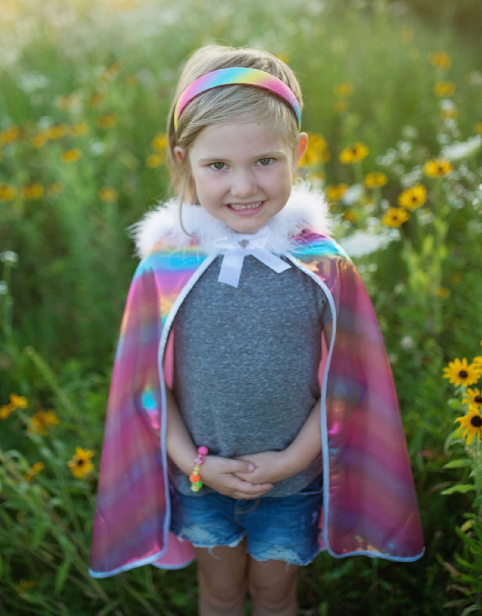 GreatPretenders 5040 Rainbow Princess Cape