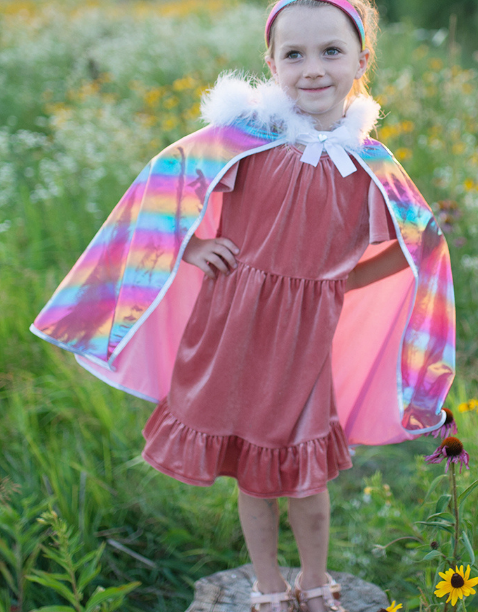 GreatPretenders 5040 Rainbow Princess Cape