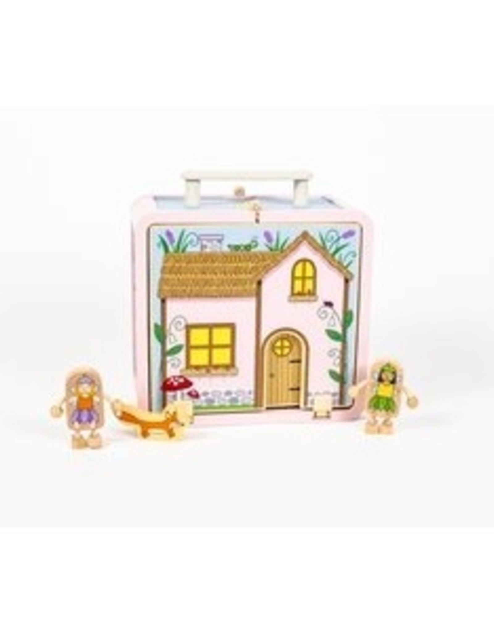 Jack Rabbit Creations Fairy House Suitcase Playset
