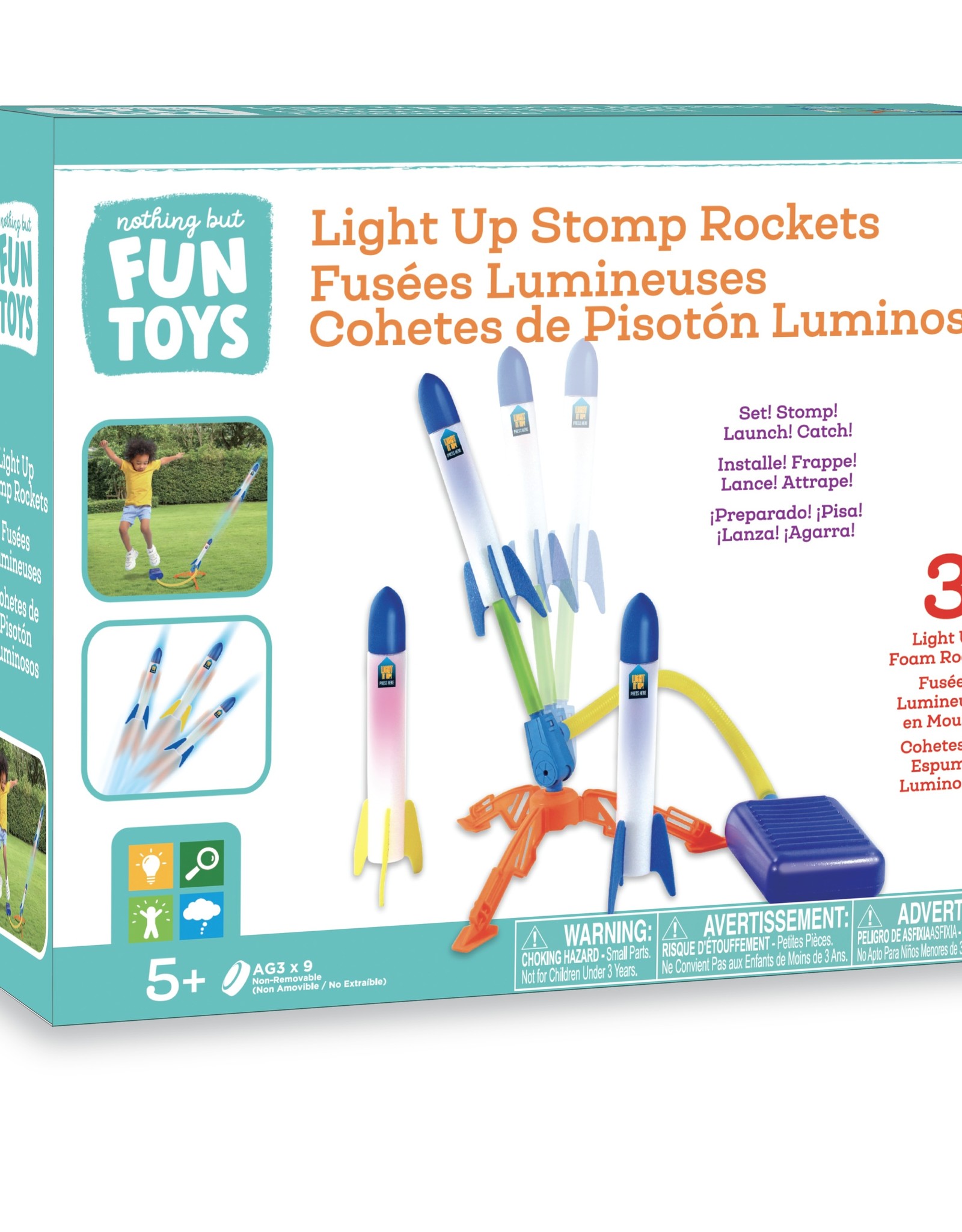 Hauck Toys 211802 Light up Stomp Rockets