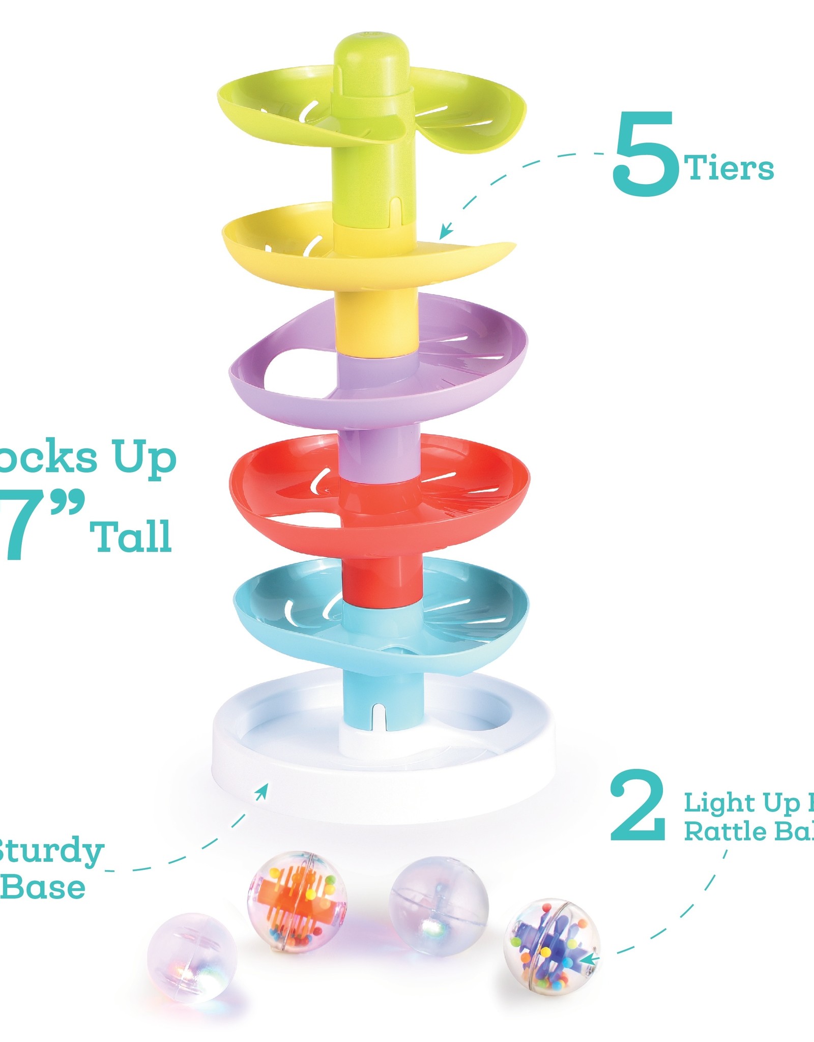 Hauck Toys 211216 Sparkle & Roll Ball Tower