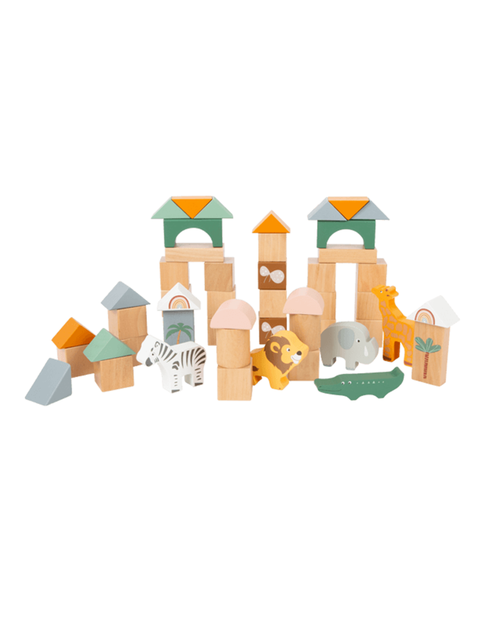 Hauck Toys 11699 50 pc Safari Building Blocks