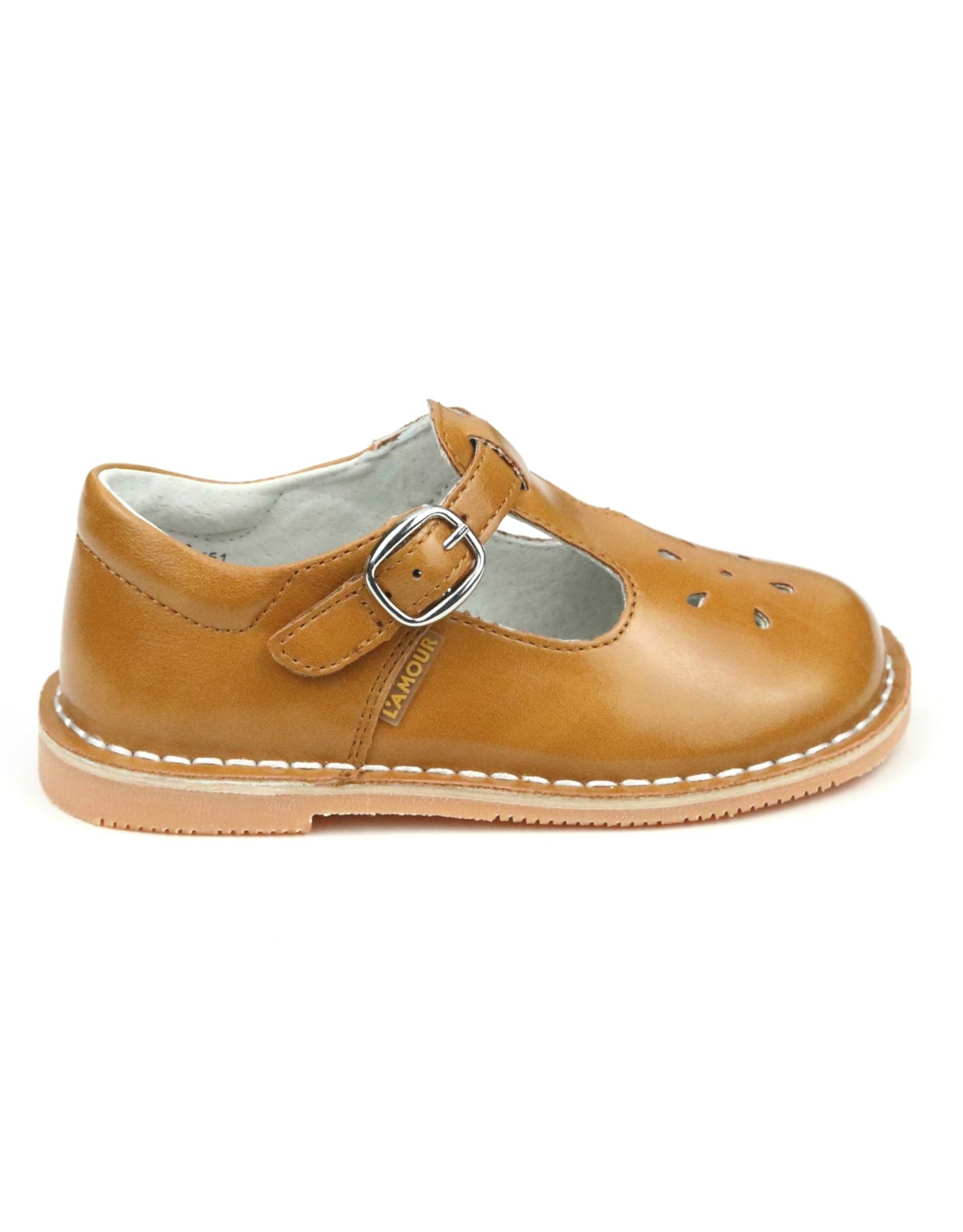 L'Amour 751 JOY T-strap Mustard