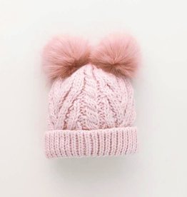 Huggalugs Fluffer Hat Blush Pink