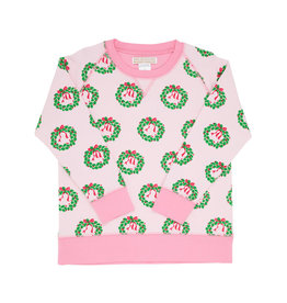 TBBC Cassidy Crewneck Deck the Halls w/Bows and Holly TBBC Cassidy Crewneck Deck the Halls w/Bows and Holly