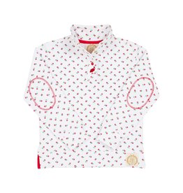 TBBC Pendleton Popped Collar Midway Microfloral TBBC Pendleton Popped Collar Midway Microfloral