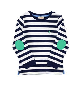 TBBC Scott Stadium Shirt Nantucket Navy Stripe/Green