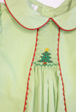 Baby Blessings BB0533 Green Smocked Tree Dress