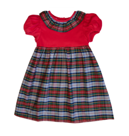 Baby Blessings Red Plaid Dress