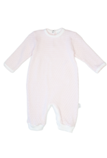 Paty, Inc. 266 l/s cuffed romper pink