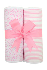 3 Marthas 3M 2 Burp Set 193-57P Pink Bunny