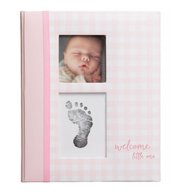 Pearhead Baby Memory Book Pink Gingham