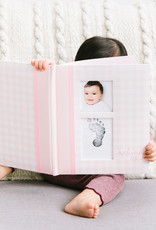 Pearhead Baby Memory Book Pink Gingham