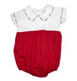 Lulu Bebe Red Collared Bubble