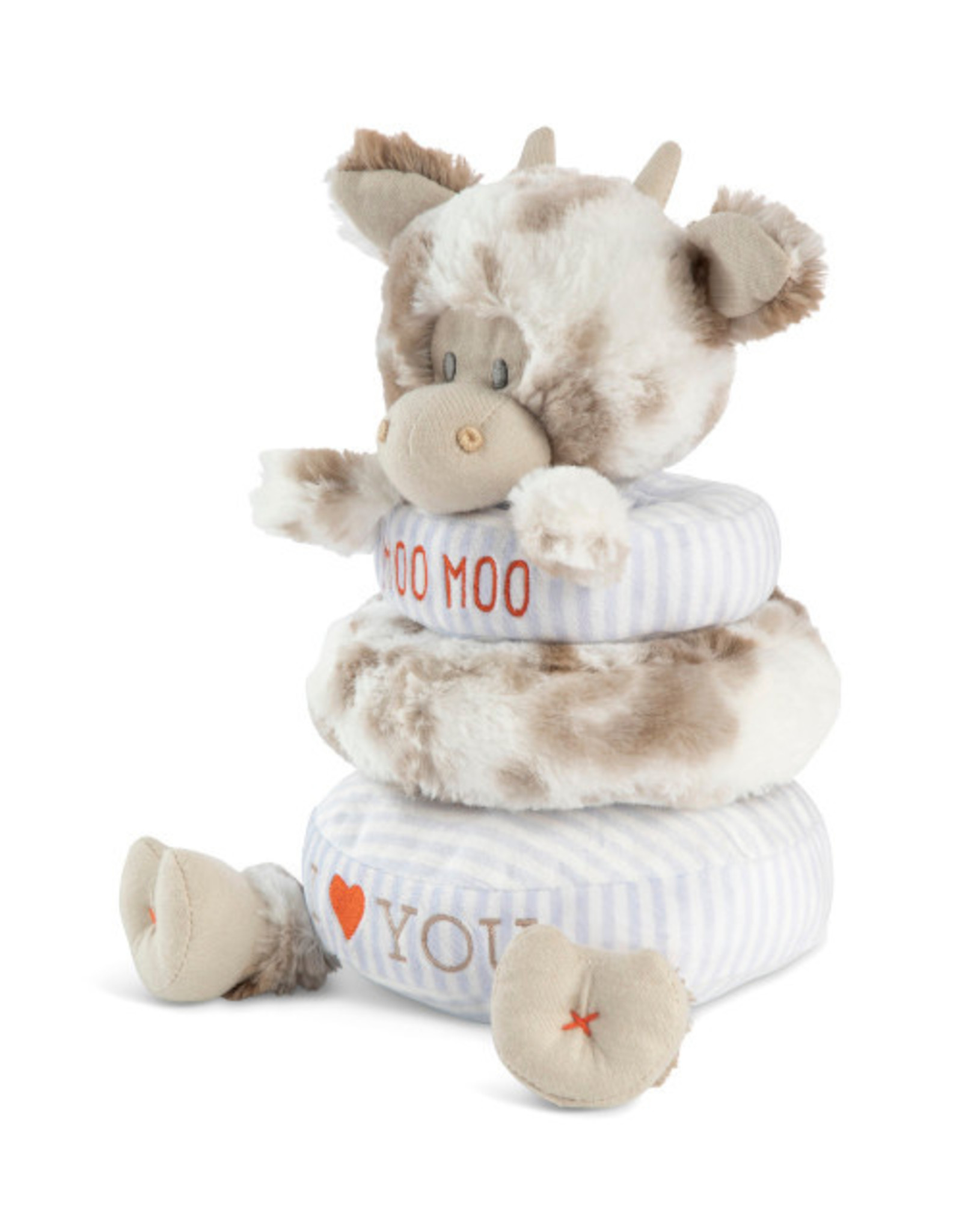 Demdaco Stackable Plush Cow Spoiled Sweet Boutique Spoiled Sweet