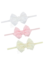 Beyond Creations PMEURO Opaque Satin Bow Headband