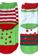 Jefferies 2898 Holiday Fuzzy Sock 2 pack