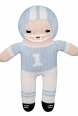 Zubels FP7 Football Player Rattle Lt. Blue
