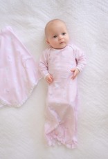TBBC Baby Buggy Blanket Cuddlebug Bear Pink