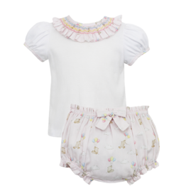 Petit Bebe Party Print Bloomer Set