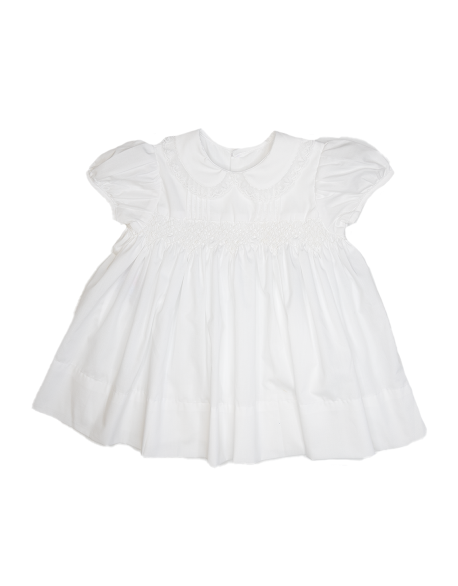 Baby Sen Finley White Smocked Dress - Spoiled Sweet Boutique - Spoiled ...