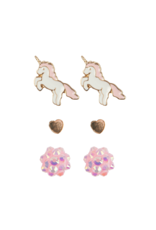 GreatPretenders 90602 Boutique Unicorn Studded Earrings
