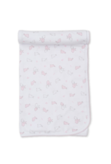 Kissy Kissy Bunny Burrows Blanket Pink Print