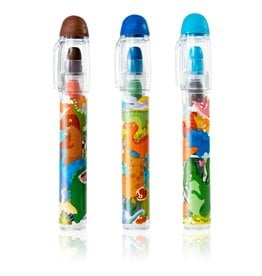 The Piggy Story Color Stack-To-Go Erasable Crayons Dinosaur World