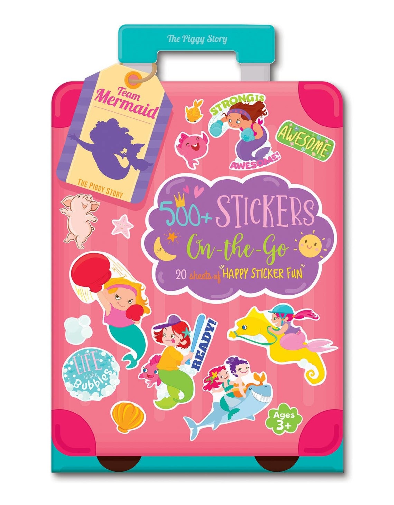The Piggy Story 500+ Stickers On-The-Go Mermaids