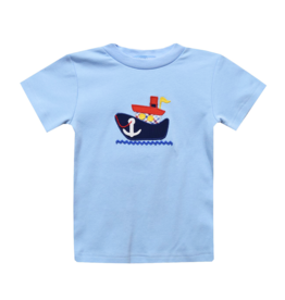 Vive la Fete Boat Applique Shirt